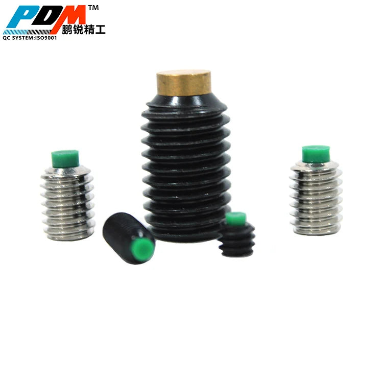 M2 #0 Steel No-Mar Soft Set Screw Plastic Tip with 3M 2353 Patch Inch Measurement