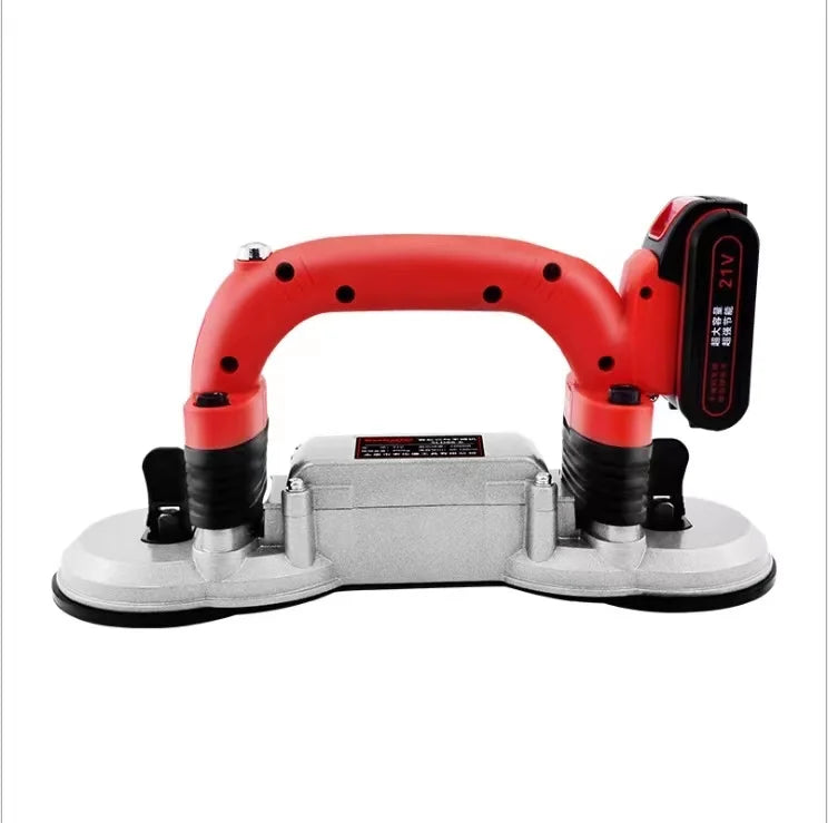 SOLUDE Hot Sale 21V Professional Double Suction Cup Tile Tiler Machine Cordless Vibration Tiler Tool for DIY Decorating