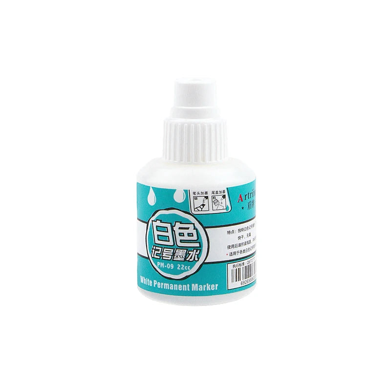 Good Quality White Marker Ink Wholesales Refill Ink Dry Erase White Permanent Paint Marker Ink for Office School Stationery