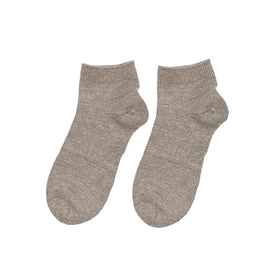 Ankle Hemp Socks 1 Pair Natural White Black Solid Color Simple Package Breathable Avoid Blisters 100% Hemp Yarn Linen Socks