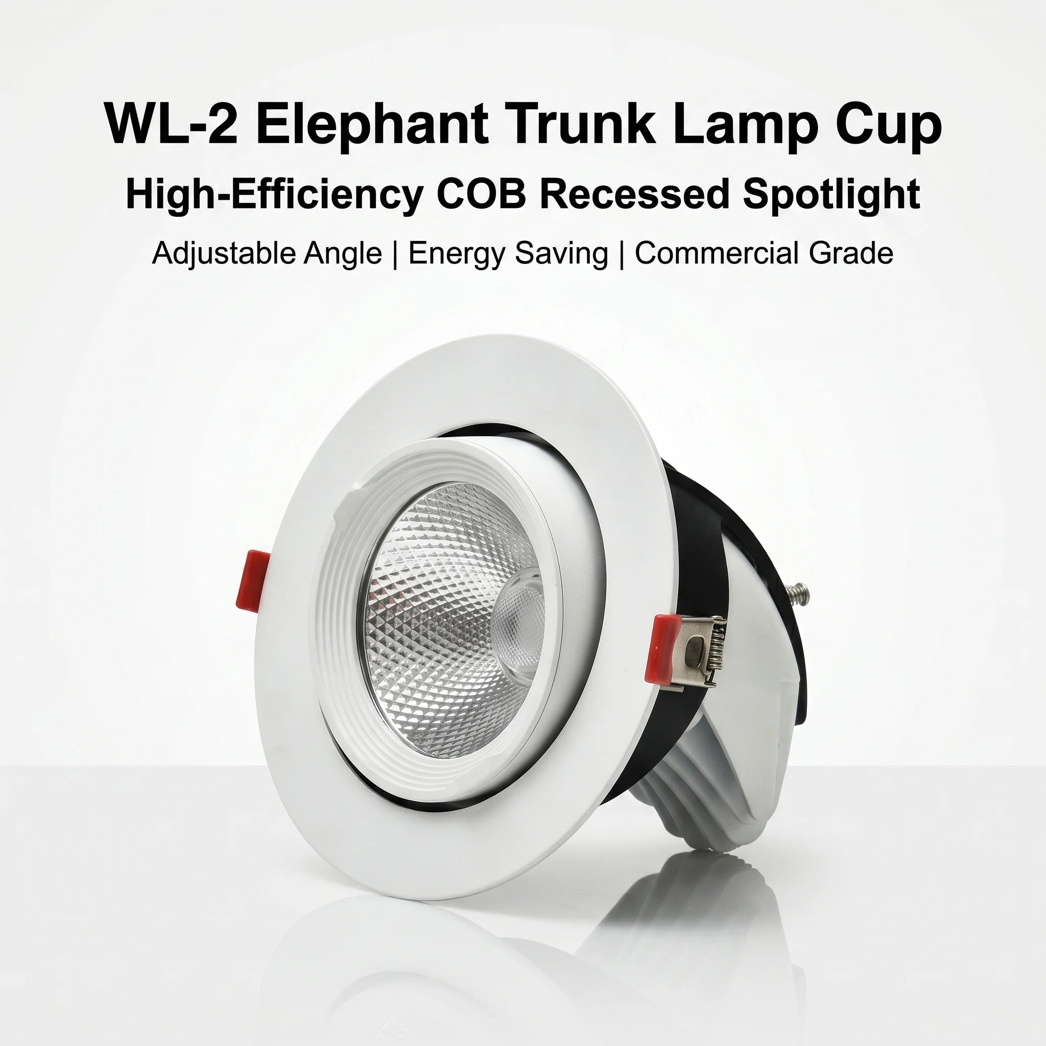 24 Degree Angle 25W 35W COB LED Spotlight with Gimbal Light Modern Aluminum Design Home Office