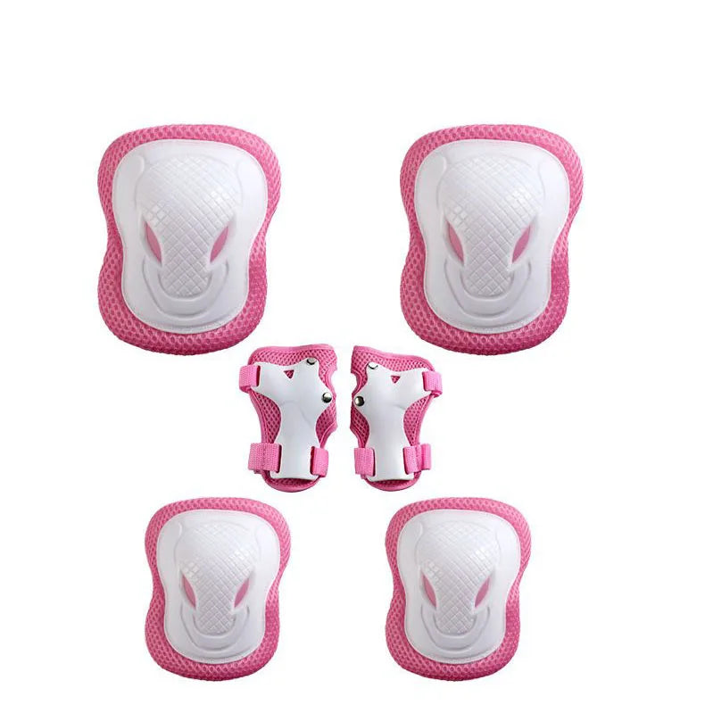 Children Kids Sports Gear Safety Pads Roller Skates Cycling Bmx Bike Riding Scooter Knee Elbow Wrist Protective Pads 2sets