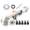 50 Flange Turbo Rocker Arm Spray Gun Long Spray Range Sprinkler Rain Gun Garden Farmland Agriculture Irrigation Sprinkler MegaBDM