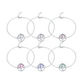 925 Sterling Silver Tree of Life Bracelet Rhodium Plated Colorful Zircon Lucky Tree of Life Bracelet for Women