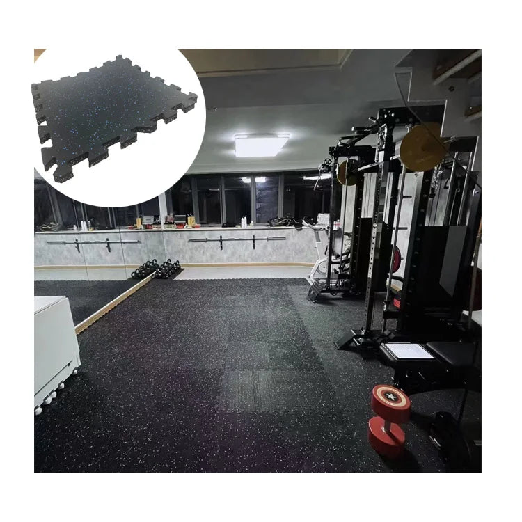 Good Protective Puzzle 15Mm 20Mm Interlocking Rubber Gym Floor Tiles Mat