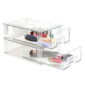 Stackable clear Makeup Organizer Pull-out Bins Acrylic Cosmetic Storage Drawers