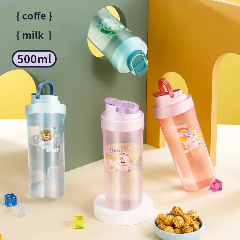 Unisex BPA Free Water Bottle for Kids Leak-Proof Sports and Outdoor Activity Simple Design for Back to School and Tours