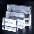 MH-TF0211 Custom Laser Block Paperweight Blank Cube Paperweight Crystal Glass Block Cube Paperweight