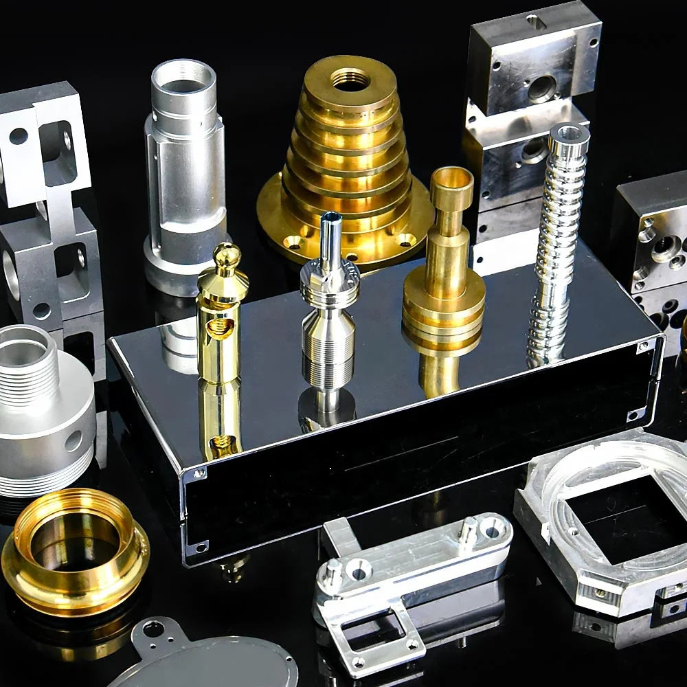 Custom CNC Machining Services Milling Turning Automotive Stainless Steel Aluminum Precision Brass Parts 3D Model Metal Material