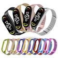 IVANHOE Metal Strap for Xiaomi Mi Band 7 6 5 Screwless Stainless Steel Wrist Bracelet Miband7 for Mi Band 4 3 Strap Wristbands