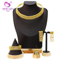 MEIZI Jewelry Ladies Fashion Dubai Wedding Earrings African Jewelry Set