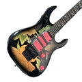 Flower 7V Electric Guitar Pink Pickups Flower Body Maple Neck Black Bridge Tremolo