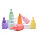 Hot Sale Flat Shoulder 20ml Essential Oil Glass Dropper Bottle With Pipette