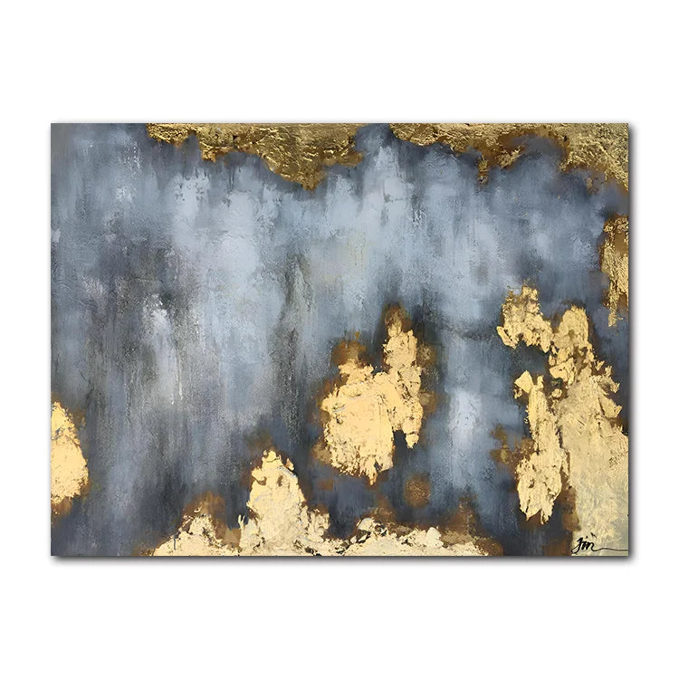 Indoor Home Decoration Painting Modern Simple Atmosphere Gold Light Luxury 100% Hand-painted Wall Art Oil Painting