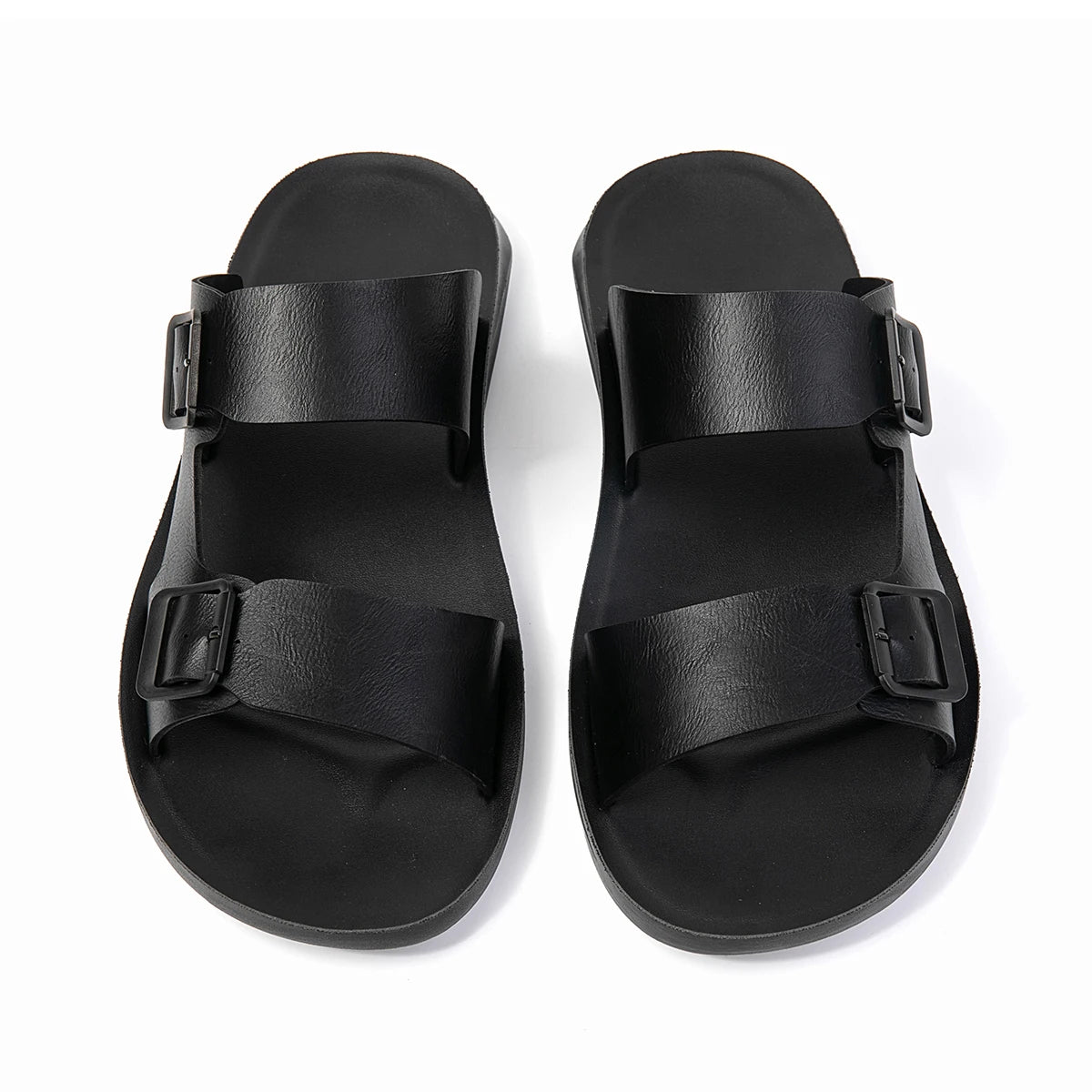 EUR 39-47 Breathable Men's PU Sole Sandals Lightweight Casual Open-Toe Adjustable Shoes for Summer Daily Outdoor Activities