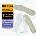 Wholesale Custom Sports Comfort Full Length Arch Breathable Carbon Fibre Shoe Insoles