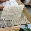 Top Grade Chemical-free Woven Cotton Linen Blend Fabric 245gsm Heavy-weight Rustic 45% Cotton 55% Linen Fabric for Footwear Bags