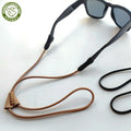 Customizable Unisex Genuine Cowhide Leather PU Glasses Cord Sunglass Strap Lanyard Chain Eyeglass Holder String 36cm Fall