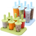 BPA  Free Ice Pop Molds Ice Bar Makers Plastic Popsicle Mold
