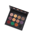 Wholesale 12 Color Eye Shadow Palette with logo Pigmented Eyeshadow Palette Matte Non Branded Glitter Eyeshadow Palette