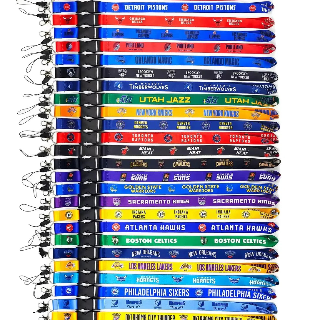 USA Wholesale Xiangyi XY-NIL-02 Office Whistle Lanyard with Plastic Safety Buckle Sublimation Printed Polyester