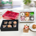 Wholesale Luxury Custom Folders Noodle Sushi Sweet Cookie Biodegradable Eco-friendly Coated Paper Packaging Embossing Matt