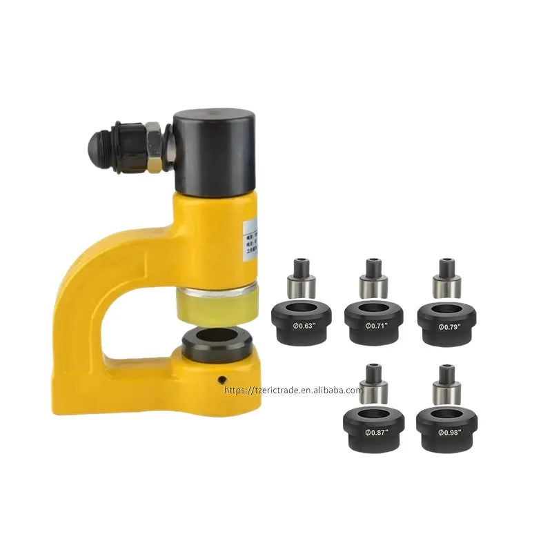 6T Force New Stainless Steel Hydraulic Puncher Machine HYDRAULIC TOOLS for Opener Sink Line Standard Hydraulic Hole Punch Driver