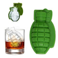 3D Grenade Shape Silicone Ice Maker Mold Ice Cube Tray Diy Silicone Grenade Ice Mold