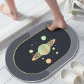 Microfiber Minimalist Design Soft and Comfy Mould Resistant Bath Mats Non-Slip Diatomaceous Shower Mat for Bath and Floor