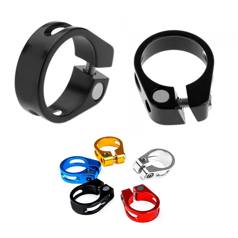 Aluminum Alloy Bicycle Parts 31.8/34.9mm MTB Bike Seatpost Clamp Seat Tube Clip & Saddle Seat Clamp