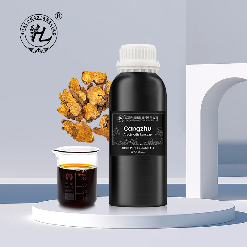 Black Atractylodes Rhizome (Cang Zhu)  Essential Oil - 100% Pure Natural Atractylodes Lancea Root Extract | Bulk 1kg