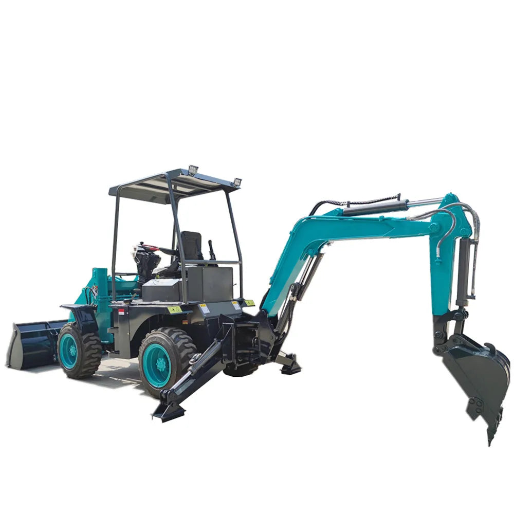 Cheap Price Backhoe Loader diesel Engine 1ton 2.5ton 3ton with Attachments Mini Backhoe in European and American Markets
