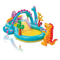 Intex 57135 Dinosaur Park Summer Outdoor Children's Entertainment Inflatable Swimming Pool Portable