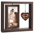 Pet Memorial Frames for Loss of Dog Rotating Wooden Picture Frame Sympathy Bereavement Gifts
