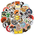 50PCS Cool Wild West Cowboy Sticker Horse Vintage Waterproof Decals