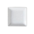 Ceramic 3 Inch Square Porcelain Plate Eco-Friendly Asian Zen Dinnerware White Color Customized Logo