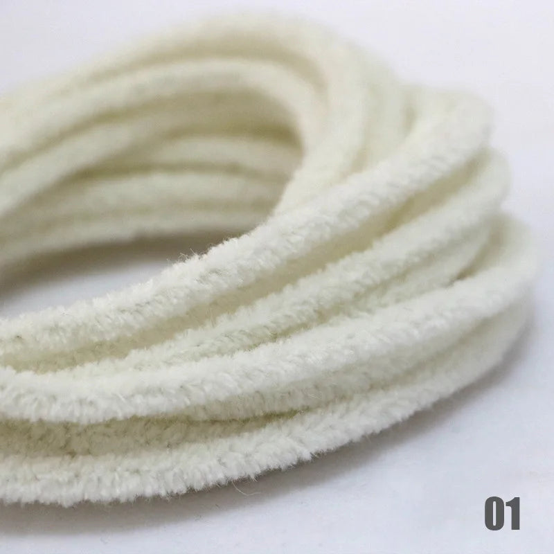 3mm Multicolour Wool Felt Chenille Stem Pipe Cleaners for DIY Dragon Toys