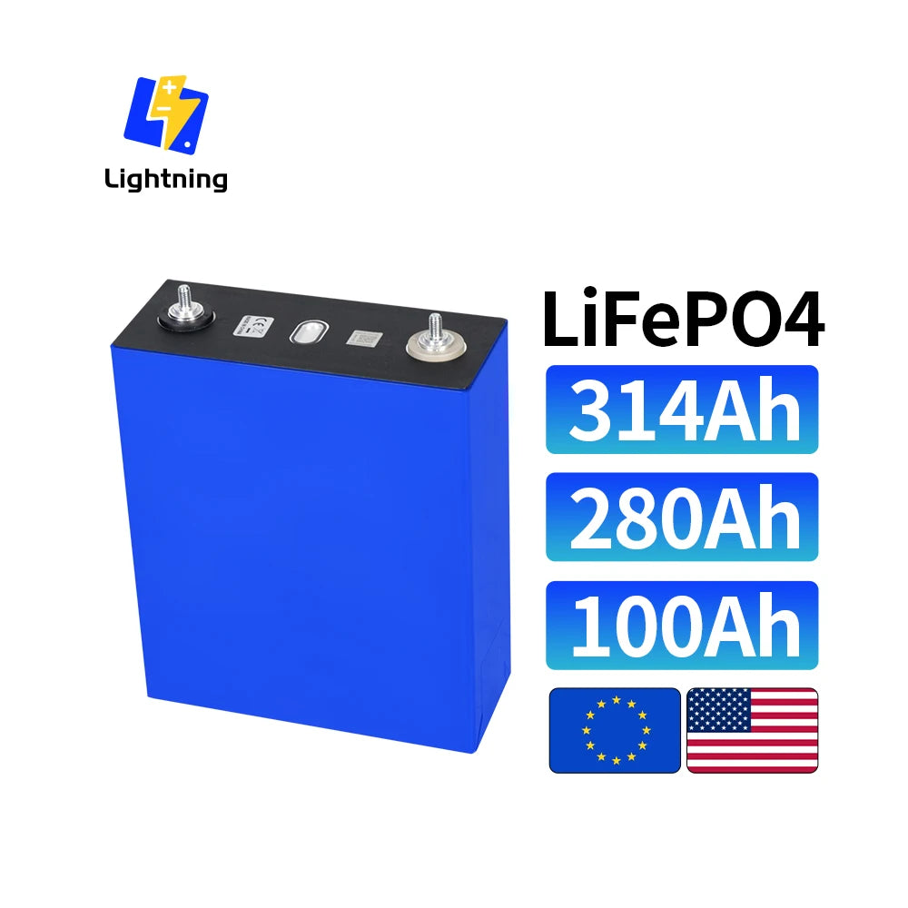 DIY Home Energy Storage System Box Kit Set 314Ah 320Ah 340Ah ESS Power Solar 3.2V BATTERO Prismatic 280Ah 302Ah LiFePO4 Battery
