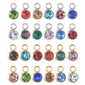Diy Pendants Accessories Custom Fine Jewelry Necklaces Cubic Zirconia Stainless Steel Pendant Birthstone Charm