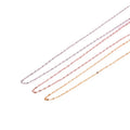 Single Stainless Steel Lip Chain Necklace for Girls Imported 316 Titanium Steel Classic Style for Anniversary Occasions