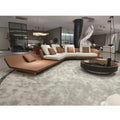 Italian Minimalist Luxury Furniture Sofa Set L Shape Leather Sofa Set Living Room Furniture Fabric Modern Couch Living Room Sofa MegaBDM