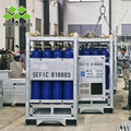 4*4 Type16bottles Offshore Gas Cylinder Storage Rack DNV Gas Cylinder Bundle Cluseter With Certificate