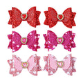 European American Style Hair Bows Alligator Clips Rainbow Grosgrain Ribbon Fine Workmanship for Infants Toddlers Kids