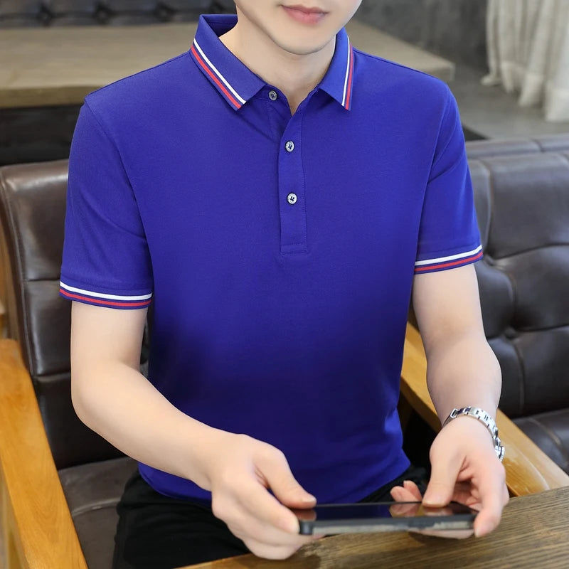 Custom Wholesale Fashion Short Sleeved Polo Shirts for Men and Women High-quality Blank Shirt Collar Polo Shirts