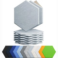 Woxin Modern High Density Self-Adhesive Hexagon Soundproof Foam 9mm Thick Polyester Fiber Board 100% Recycled Noise Reduction