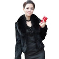 Women's Real Genuine Natural Rabbit Fur Coat With fox Fur Collar Girl's Fashion Fur Jacket Short Style Outwear Custom Big Size