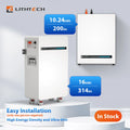 8000 Cycles 5kw 10kw Lifepo4 Batteries 51.2V 48V 300Ah 100Ah 200Ah BMS Inverter Lithium Ion Energy Storage Solar Battery Packs