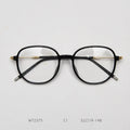 Retro Square Men's Glasses Fashion Tr90 Frame Flat Light Lens Frame Transparent Lens Women Minimalist Glasses
