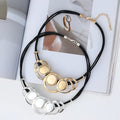 Fashion  Geometric  Big Circle Pendant Choker Necklace for Women's Jewelry Gifts