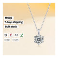 Fast Delivery S925 Silver Necklace with New Moissanite Pendant Elegant Name of Love Design